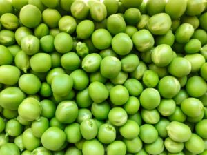 fresh green peas