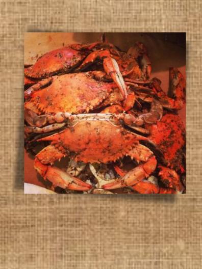 steamed crabs background image