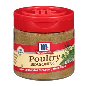 McCormick Poultry Seasoning is one of the most important seasonings when making Delmarva Chicken