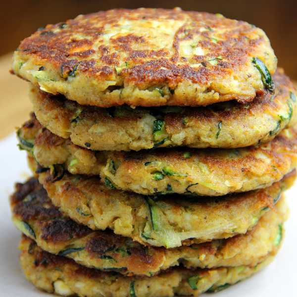 stack of delicious clam fritters