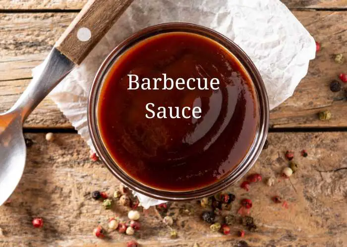 cup of barbecue sauce