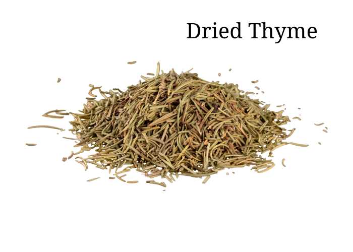 pile of dried thyme