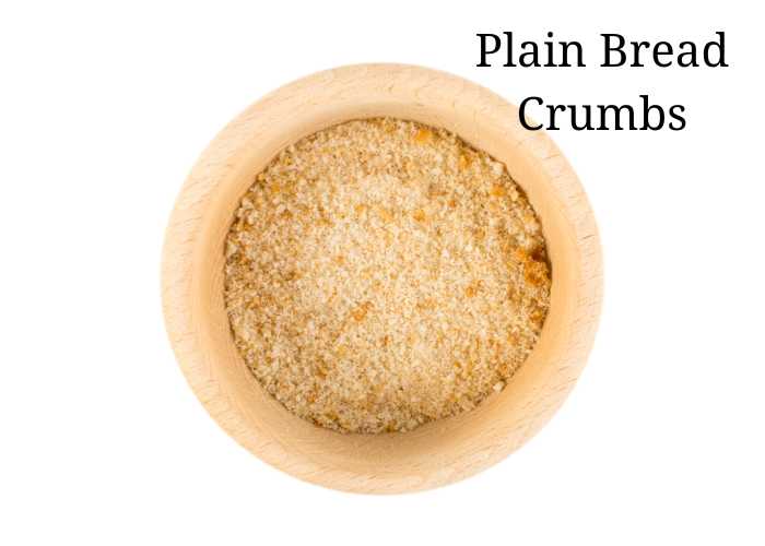 plain bread crumbs